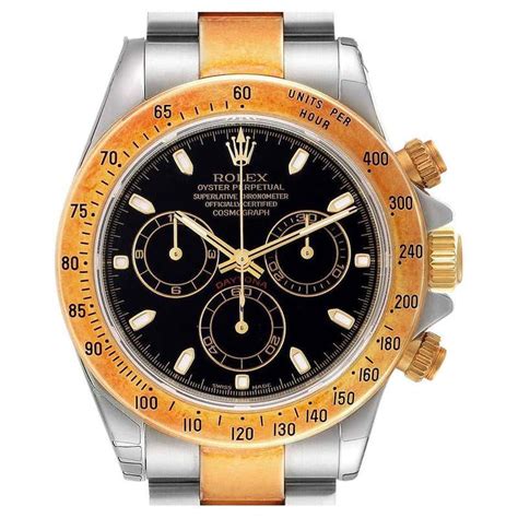 rolex daytona two tone mother of pearl